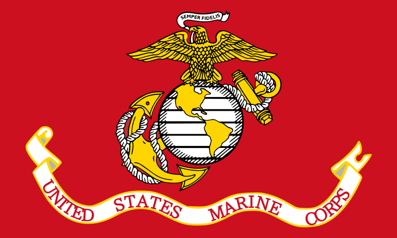 ملف:Flag of the United States Marine Corps.svg
