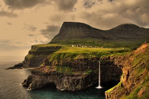 Gásadalur Village in the Faroe Islands.jpg