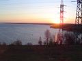 مشهد من نهر الأب قرب محطة توليد الطاقة بنوڤوسيبيرسك