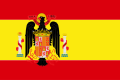 Flag of Spain under Franco (1945–1975) and Juan Carlos I (1975–1977)