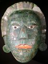 Funerary Mask of Yuknoom Ch'een II (Jade, Omphacite, Green Quartz, and diverse Shell)... Calakmul, Late Classic (600-800 AD).jpg