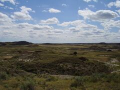 Badlands in eastern Montana (Hell Creek Formation)