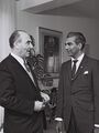 With Cheddi Jagan, 1961
