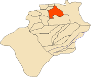 Location of Béchar commune within Béchar Province