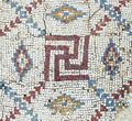 Mosaic swastika in an excavated Byzantine church in Shavei Tzion, (Israel)