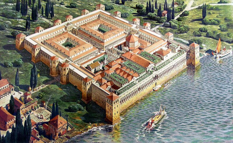 ملف:Diocletian's Palace (original appearance).jpg