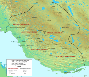 Map of the Sasanian province of Pars.svg