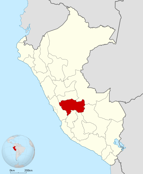 ملف:Peru - Junín Department (locator map).svg