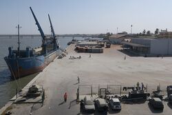 ميناء زيگين‌شور في كازامانس، بالسنغال.