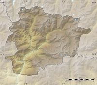 Location map Andorra/شرح is located in Andorra
