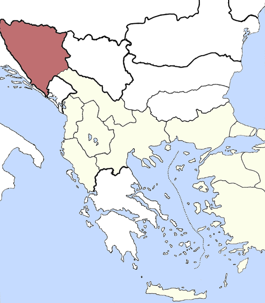 ملف:Bosnia Vilayet, Ottoman Balkans, 1880s.png