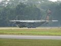 An RSAF C-130H performing short field landing at PLAB.