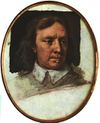 Oliver Cromwell, an unfinished portrait miniature by Samuel Cooper