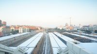 Jinhua Railway Station in snow.JPG