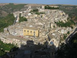 Panorama of Ragusa