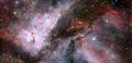 The WR 22 and Eta Carinae regions of the Carina Nebula