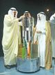 الملك عبد الله والنعيمي وزير النفط