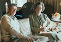 British Prime Minister Thatcher and President Reagan sitting in Aspen Lodge, 1986