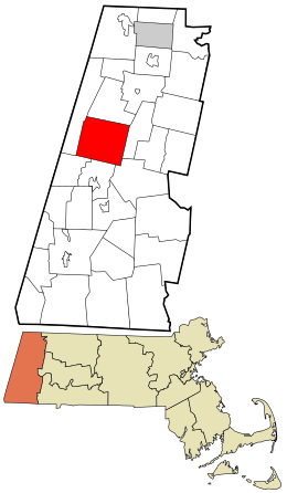 Location in Berkshire County and the state of Massachusetts.
