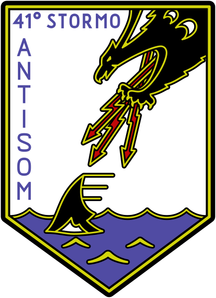ملف:Ensign of the 41º Stormo Antisom of the Italian Air Force.svg