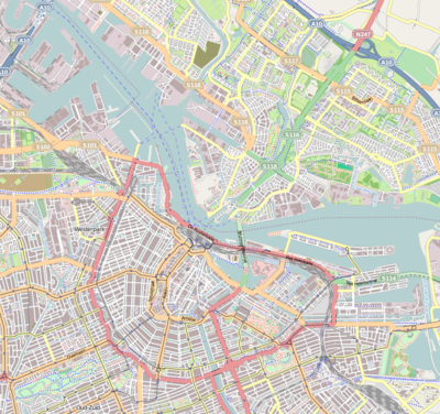 Location map Netherlands Amsterdam