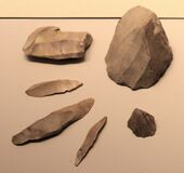 Kebaran culture microliths, 22000-18000 BP
