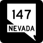 Nevada state route marker