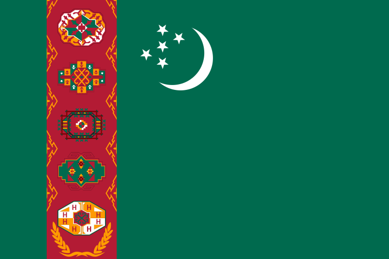 ملف:Flag of Turkmenistan.svg
