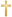 Golden Christian Cross.svg
