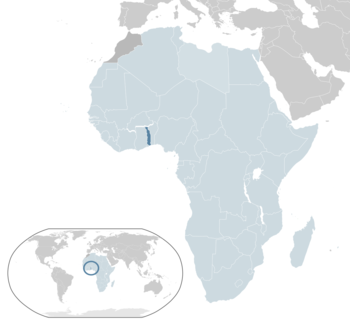 موقع توگو في الاتحاد الأفريقي
