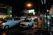 Night street view of Medan.