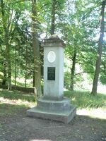 تمثال يوزف رسل في محمية الصيد، بيلوڤينسى ناد سڤيتاڤو