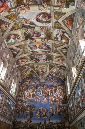 Sistine Chapel ceiling 02 (brightened).jpg