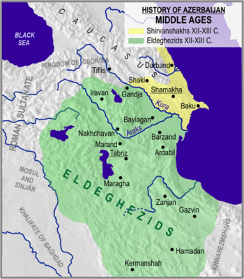اتساع أراضي دولة أتابكة أذربيجان