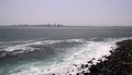 أفق داكار كما يبدو من جزيرة گوريه