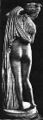 The Venus Kallipygos. Aphrodite Kallipygos, "Aphrodite of the Beautiful Buttocks"),[3] is a type of nude female statue of the Hellenistic era. It depicts a partially-draped woman[4] raising her light peplos[5] to uncover her hips and buttocks, and looking back and down over her shoulder, perhaps to evaluate them