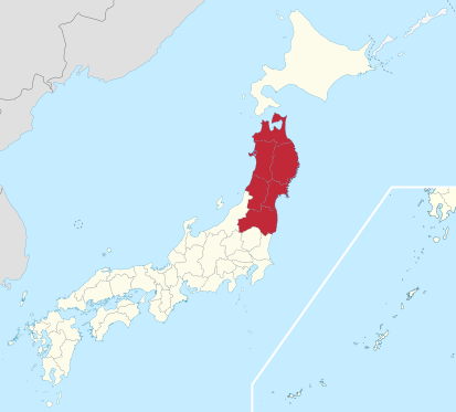ملف:Tohoku Region in Japan.svg