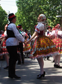 Hungarians dressed in national costume in Serbia