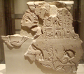 Nefertiti presenting an image of the goddess Maat to the Aten, Brooklyn Museum.
