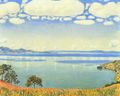 بحيرة جنيڤ كما تبدو من شيبريه، 1905