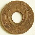 1924 East African coin