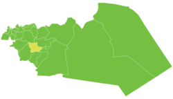 موقع ناحية الرقاما في محافظة حمص
