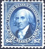 James Madison was honored on a Postage Issue of 1894