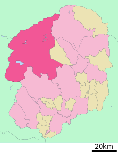 Location of Nikkō
