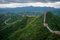 The Great Wall of China, a popular tourist attraction.