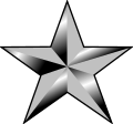 U.S. Navy, U.S. Coast Guard, U.S. PHS, U.S. NOAA rank insignia of a rear admiral (lower half)