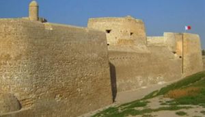 منظر لقلعة البحرين