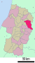 Obanazawa in Yamagata Prefecture Ja.svg
