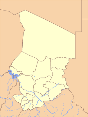 Location map Chad