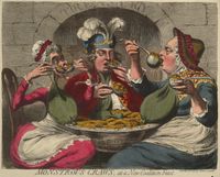 الغربان المتوحشة، في وليمة التحالف الجديد (1787).